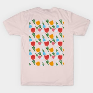 Floral Fabric Pattern T-Shirt